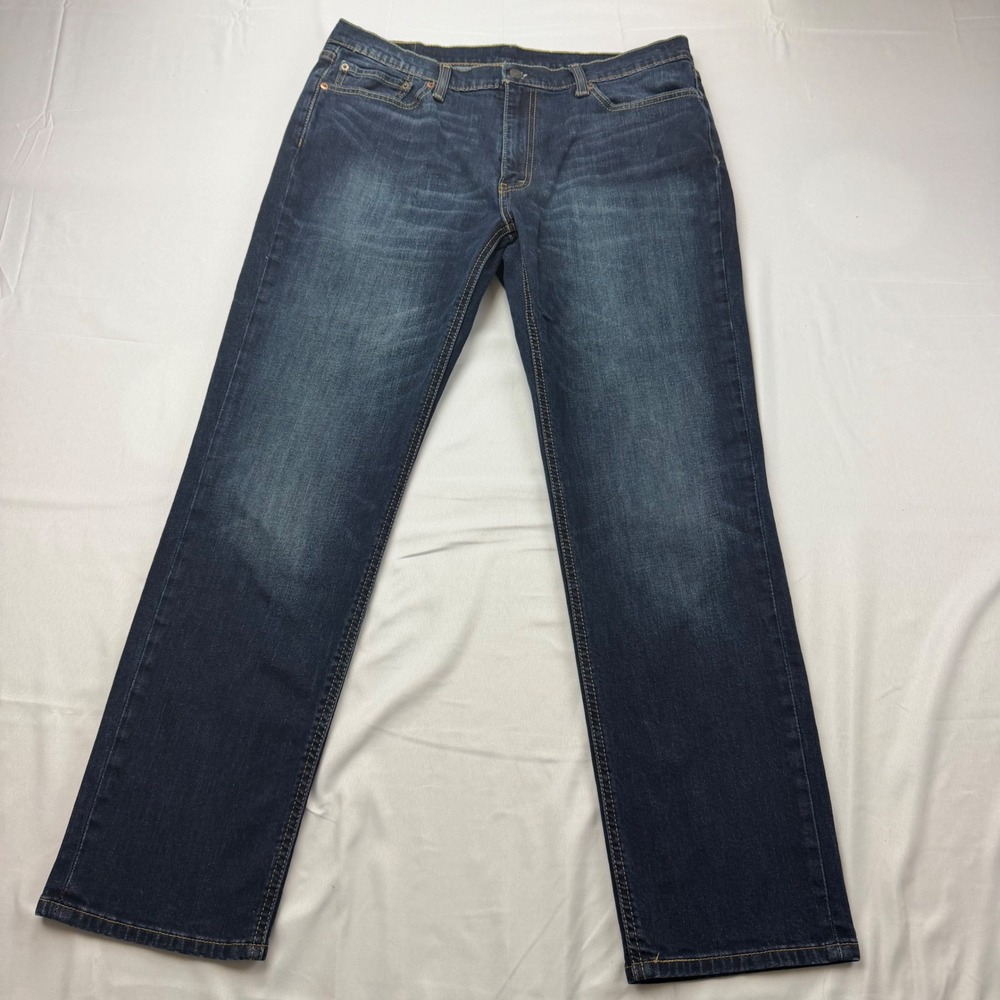 Levi's 541 Athletic Taper Jeans Mens 36x32 (31) Dark Blue Wash Denim 18181-0027